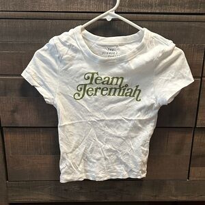 The Summer I turned Pretty Fans AE White Team Jeremiah Tee